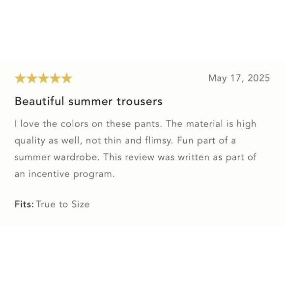 NWT Size XS - The Somerset Pull-On Pants: Printed Silky Edition (NWT US$128) - Picture 16 of 16